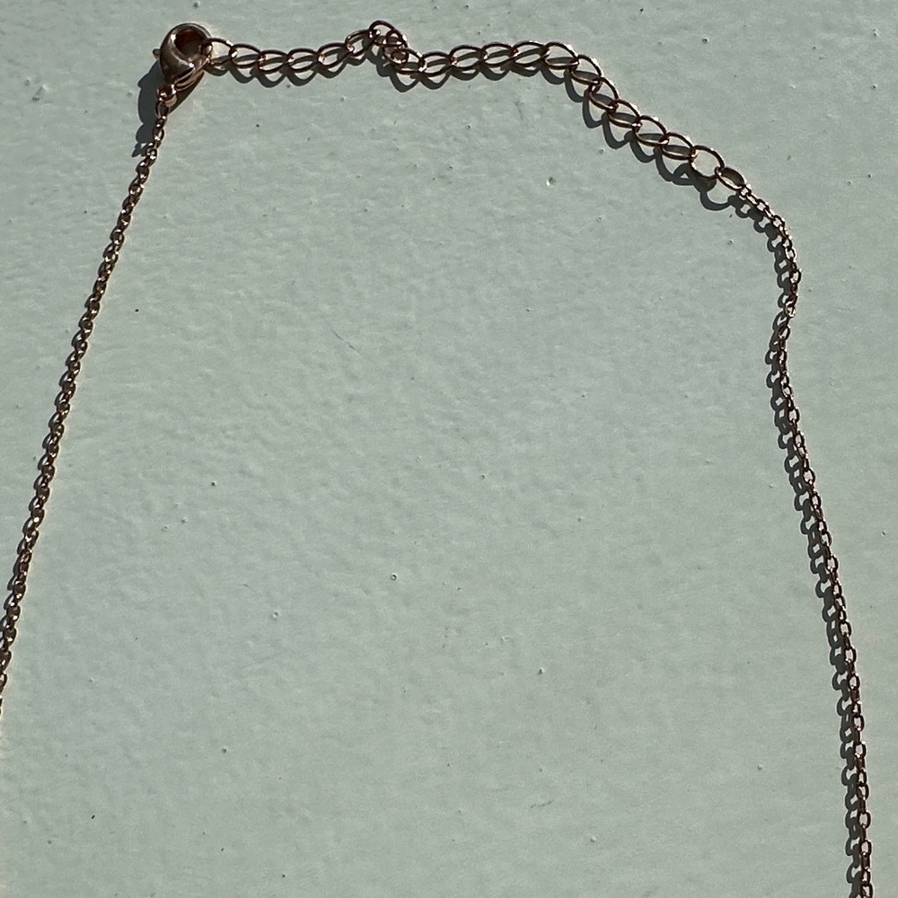 Swaroski Heart Pendant Necklace with Black Stones - Picture 5 of 6